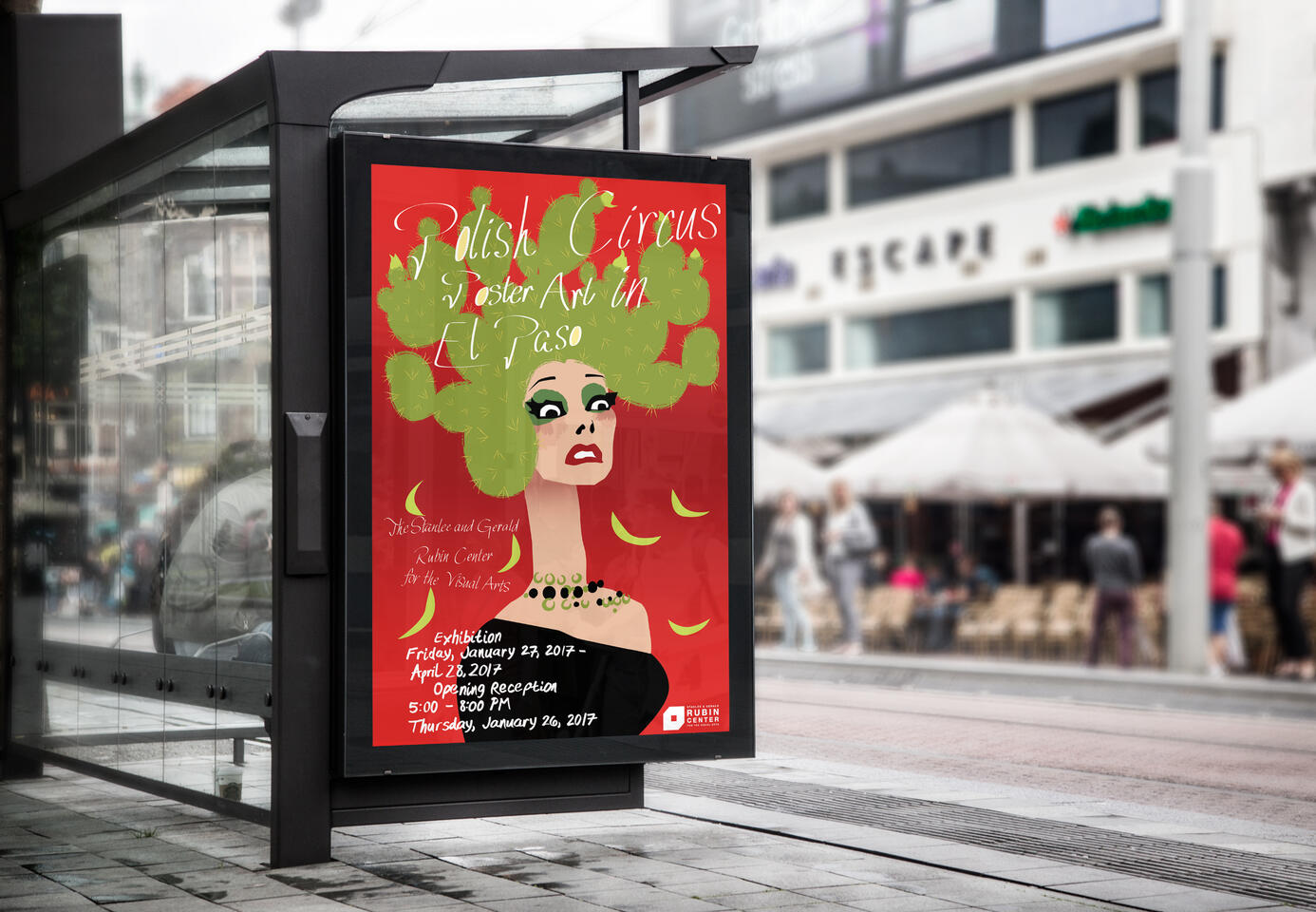 Polish Circus Poster for El Paso Texas Art Museum